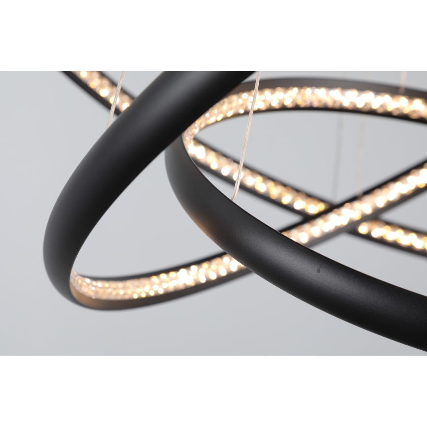 Azzardo AZ4428 - LED Chandelier on a string BRIGHTON LED/55W/230V black