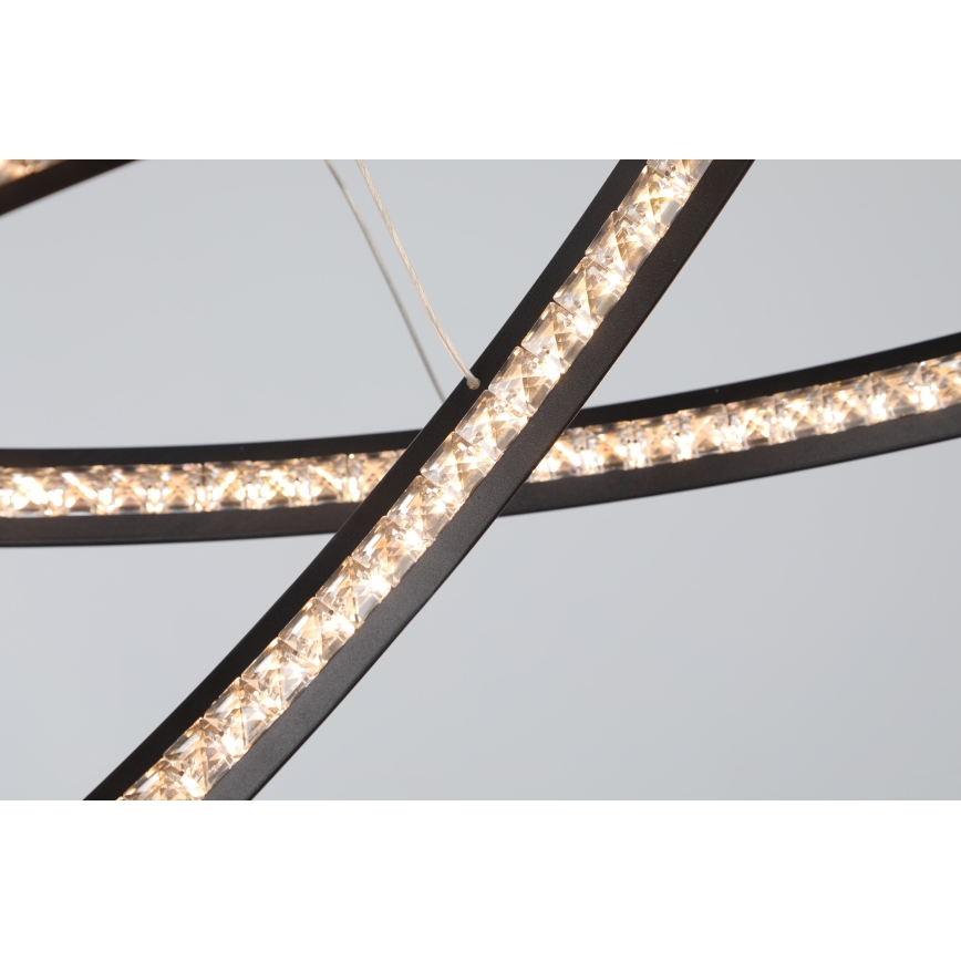 Azzardo AZ4428 - LED Chandelier on a string BRIGHTON LED/55W/230V black