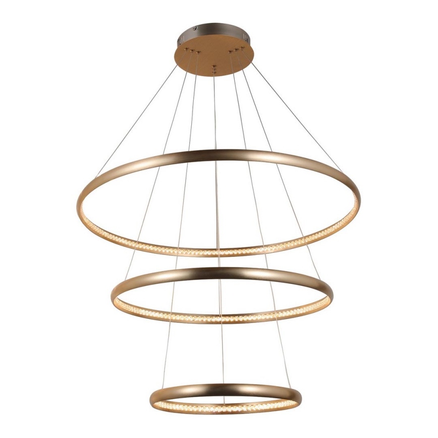 Azzardo AZ4429 - LED Chandelier on a string BRIGHTON LED/55W/230V gold