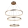 Azzardo AZ4429 - LED Chandelier on a string BRIGHTON LED/55W/230V gold