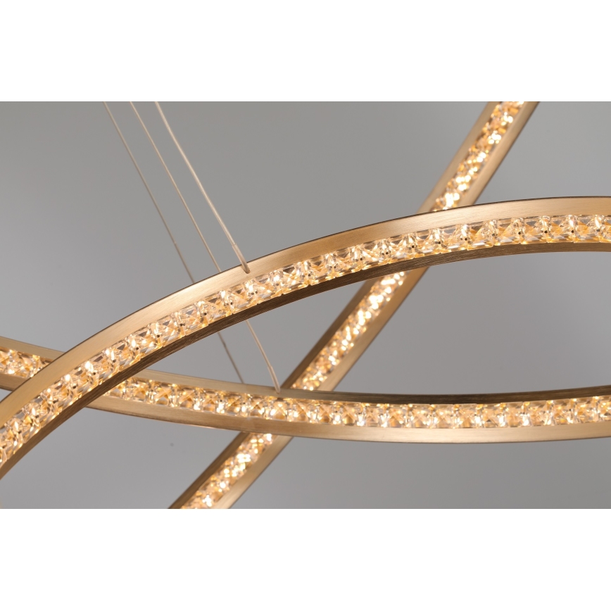 Azzardo AZ4429 - LED Chandelier on a string BRIGHTON LED/55W/230V gold