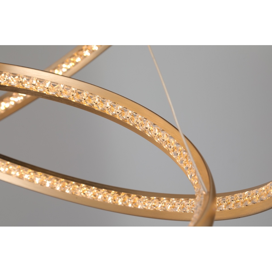 Azzardo AZ4429 - LED Chandelier on a string BRIGHTON LED/55W/230V gold