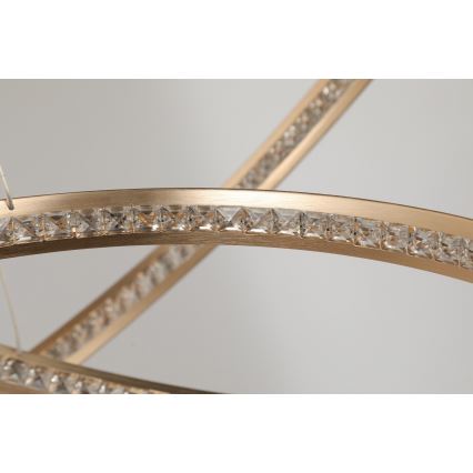 Azzardo AZ4429 - LED Chandelier on a string BRIGHTON LED/55W/230V gold