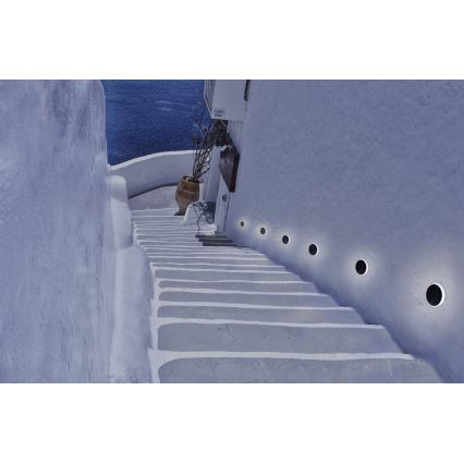 Azzardo AZ4463 - LED Outdoor built-in light ALF LED/3W/230V IP67 black