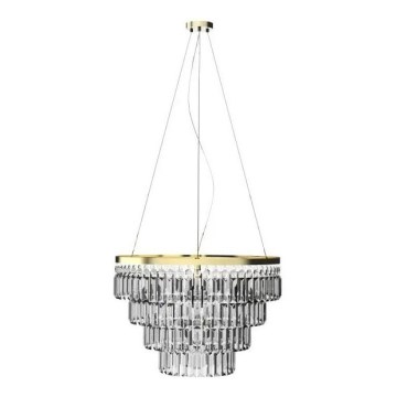 Azzardo AZ4906 - Crystal chandelier on a string SALERNO 12xG9/40W/230V