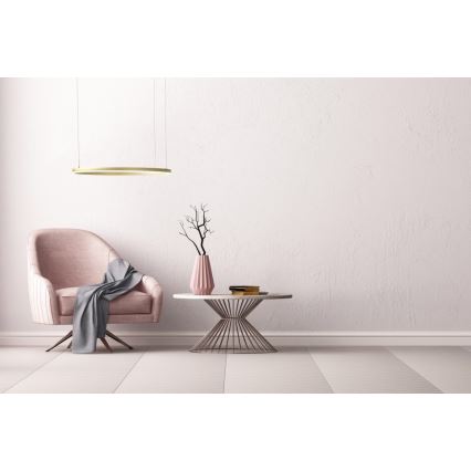 Azzardo AZ4970 -LED Dimmable chandelier on a string HALO LED/46W/230V d. 60 cm gold