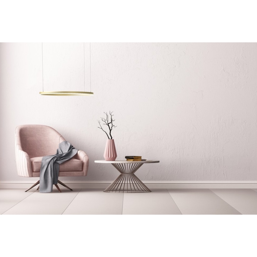 Azzardo AZ4970 -LED Dimmable chandelier on a string HALO LED/46W/230V d. 60 cm gold