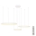 Azzardo AZ4971 - LED Dimmable chandelier on a string HALO LED/120W/230V white + remote control