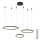 Azzardo AZ4972 - LED Dimmable chandelier on a string HALO LED/120W/230V black + remote control