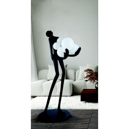 Azzardo AZ4985 - Floor lamp ATLAS 6xE14/50W/230V 180 cm resin