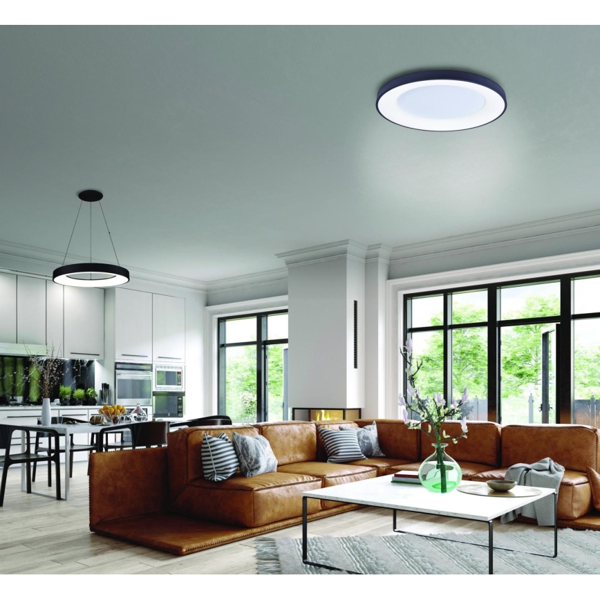Azzardo AZ4987 - LED Ceiling light SANTANA LED/30W/230V black