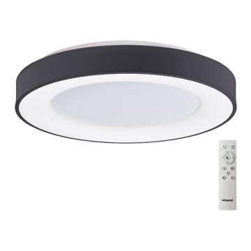Azzardo AZ4991 - LED Dimmable ceiling light SANTANA LED/50W/230V black + remote control