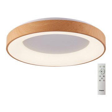 Azzardo AZ4993 - LED Dimmable ceiling light SANTANA LED/50W/230V brown + remote control
