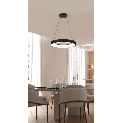 Azzardo AZ4999 - LED Chandelier on a string SANTANA LED/30W/230V black
