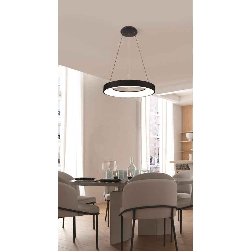 Azzardo AZ4999 - LED Chandelier on a string SANTANA LED/30W/230V black