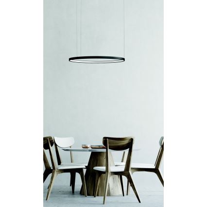 Azzardo AZ5016 -LED Dimmable chandelier on a string AGNES LED/38W/230V d. 48 cm black