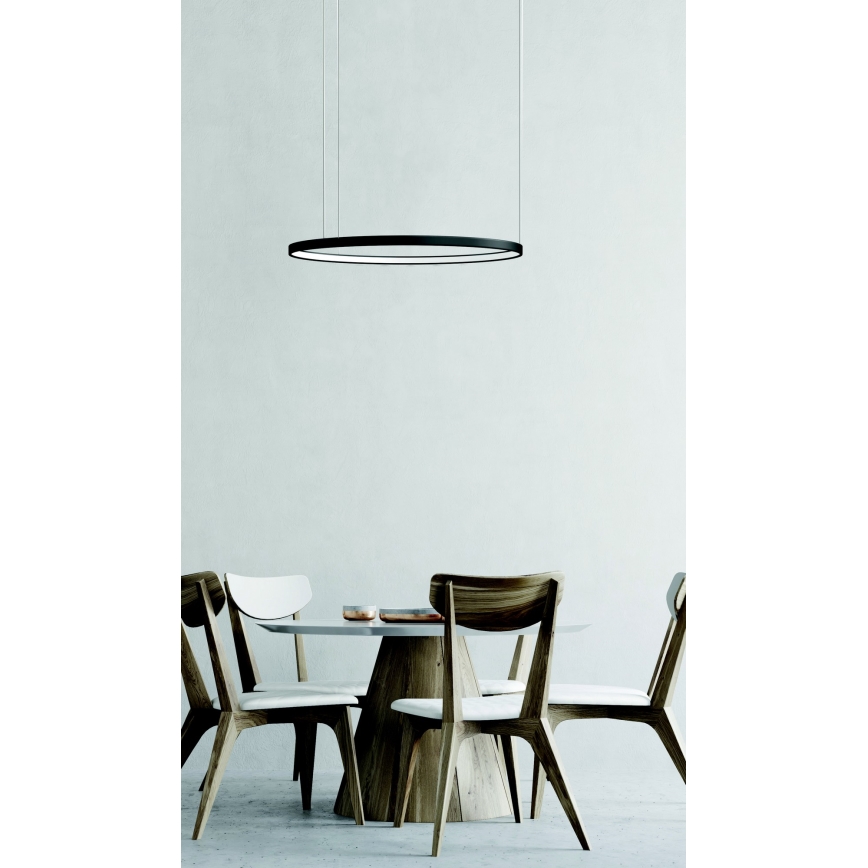 Azzardo AZ5016 -LED Dimmable chandelier on a string AGNES LED/38W/230V d. 48 cm black