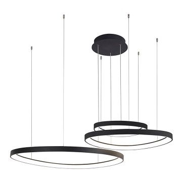 Azzardo AZ5027 - LED Chandelier on a string AMANDA LED/150W/230V black