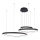 Azzardo AZ5027 - LED Chandelier on a string AMANDA LED/150W/230V black