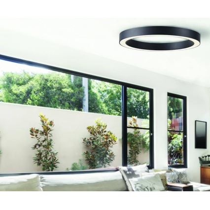 Azzardo AZ5035 - LED Dimmable ceiling light MARCO LED/60W/230V black + remote control