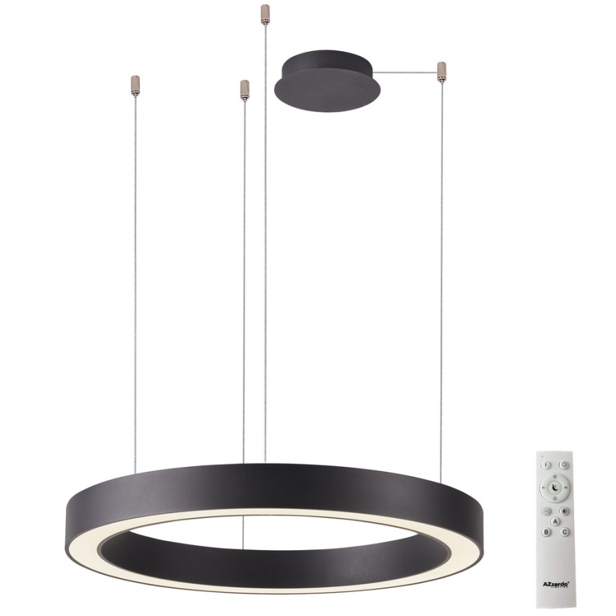 Azzardo AZ5050 - LED Dimmable chandelier on a string MARCO LED/80W/230V black + remote control