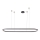 Azzardo AZ5055 - LED Dimmable chandelier on a string ELENA LED/50W/230V 120 cm black
