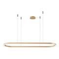 Azzardo AZ5058 - LED Dimmable chandelier on a string ELENA LED/60W/230V 150 cm gold