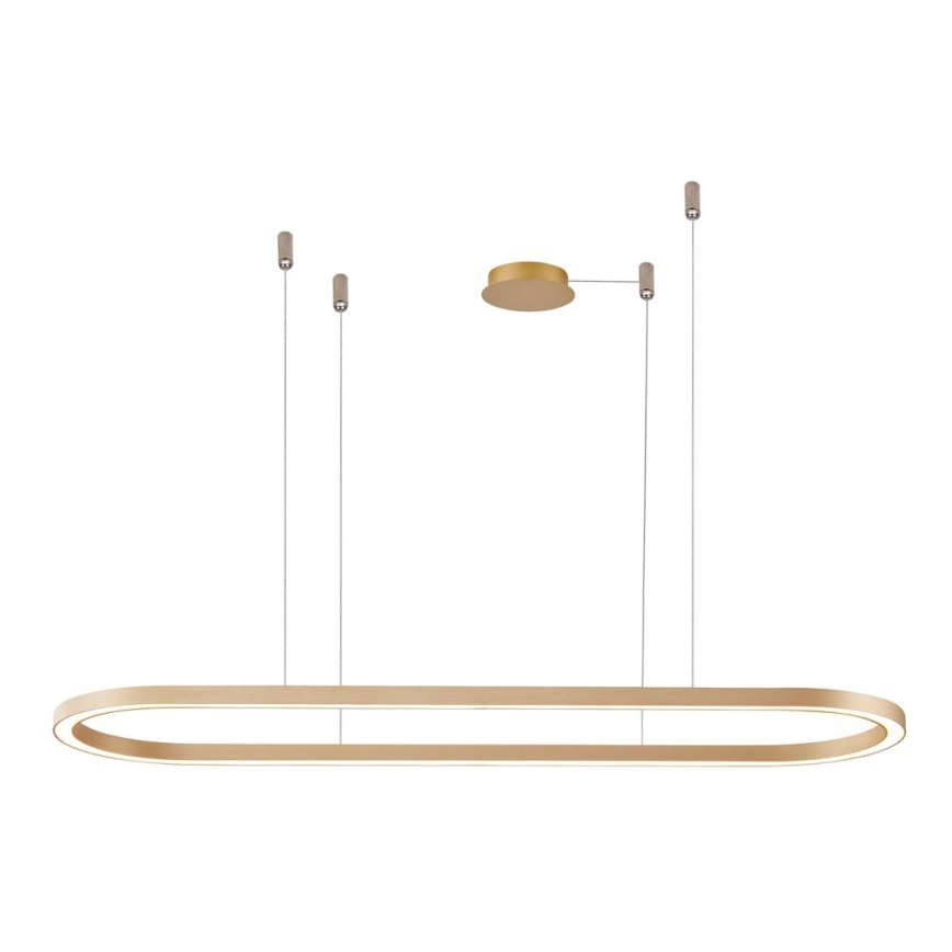 Azzardo AZ5058 - LED Dimmable chandelier on a string ELENA LED/60W/230V 150 cm gold