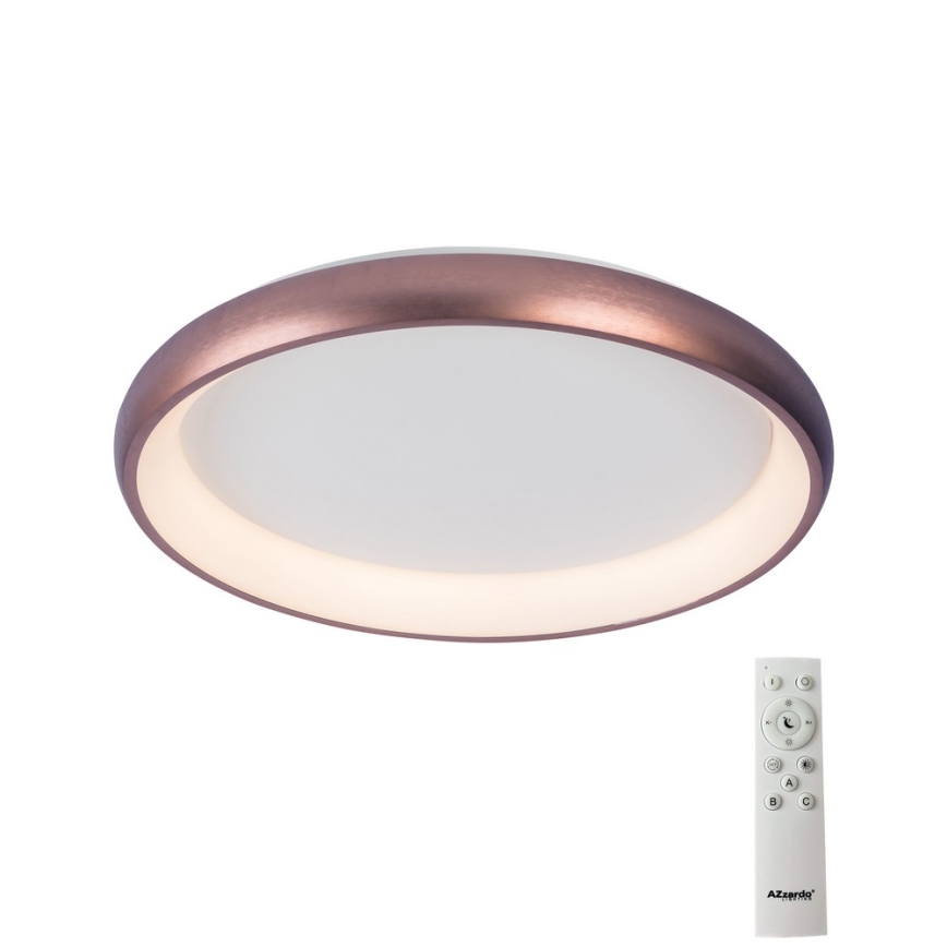 Azzardo AZ5071 - LED Dimmable ceiling light ANTONIO LED/50W/230V brown + remote control