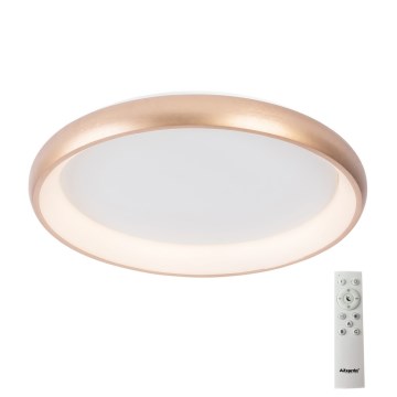 Azzardo AZ5076 - LED Dimmable ceiling light ANTONIO LED/80W/230V gold + remote control