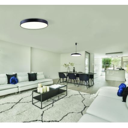 Azzardo AZ5088 - LED Dimmable chandelier on a string MARCELLO LED/30W/230V black + remote control