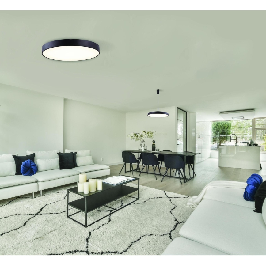 Azzardo AZ5088 - LED Dimmable chandelier on a string MARCELLO LED/30W/230V black + remote control