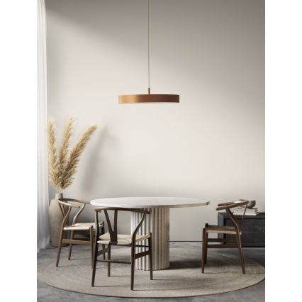 Azzardo AZ5092 - LED Dimmable chandelier on a string MARCELLO LED/60W/230V gold + remote control