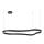 Azzardo AZ5093 - LED Dimmable chandelier on a string MIRABELLA LED/60W/230V black