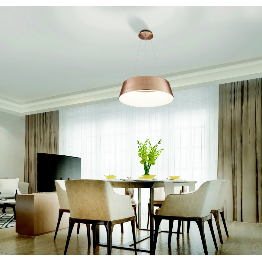 Azzardo AZ5095 - LED Dimmable chandelier on a string EMMA LED/60W/230V gold + remote control