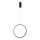 Azzardo AZ5253 - LED Dimmable chandelier on a string MASSIMA LED/25W/230V black