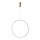 Azzardo AZ5256 - LED Dimmable chandelier on a string MASSIMA LED/35W/230V gold