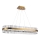 Azzardo AZ5263 - LED Chandelier on a string FRANCESCA LED/64W/230V 100 cm