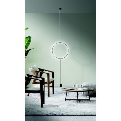 Azzardo AZ5264 - LED Dimmable chandelier on a string CODUTTI LED/28W/230V black