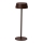 Azzardo AZ5336 - LED Outdoor dimmable rechargeable lamp GILBERTO LED/2W/5V IP54 brown