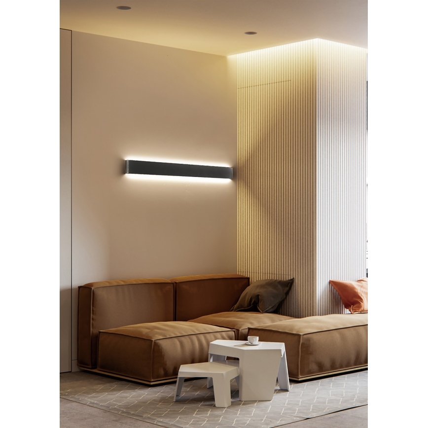 Azzardo AZ5341 - LED Wall light GALASSO LED/36W/230V 110 cm black