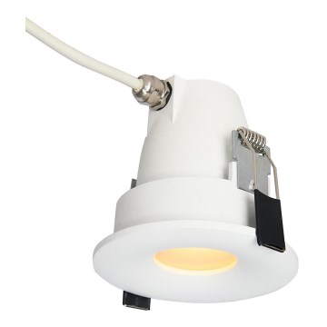 Azzardo AZ5389 - Bathroom recessed light ROMOLO 1xGU10/50W/230V IP65 white