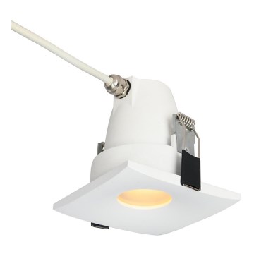 Azzardo AZ5391 - Bathroom recessed light ROMOLO 1xGU10/50W/230V IP65 white
