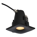 Azzardo AZ5392 - Bathroom recessed light ROMOLO 1xGU10/50W/230V IP65 black
