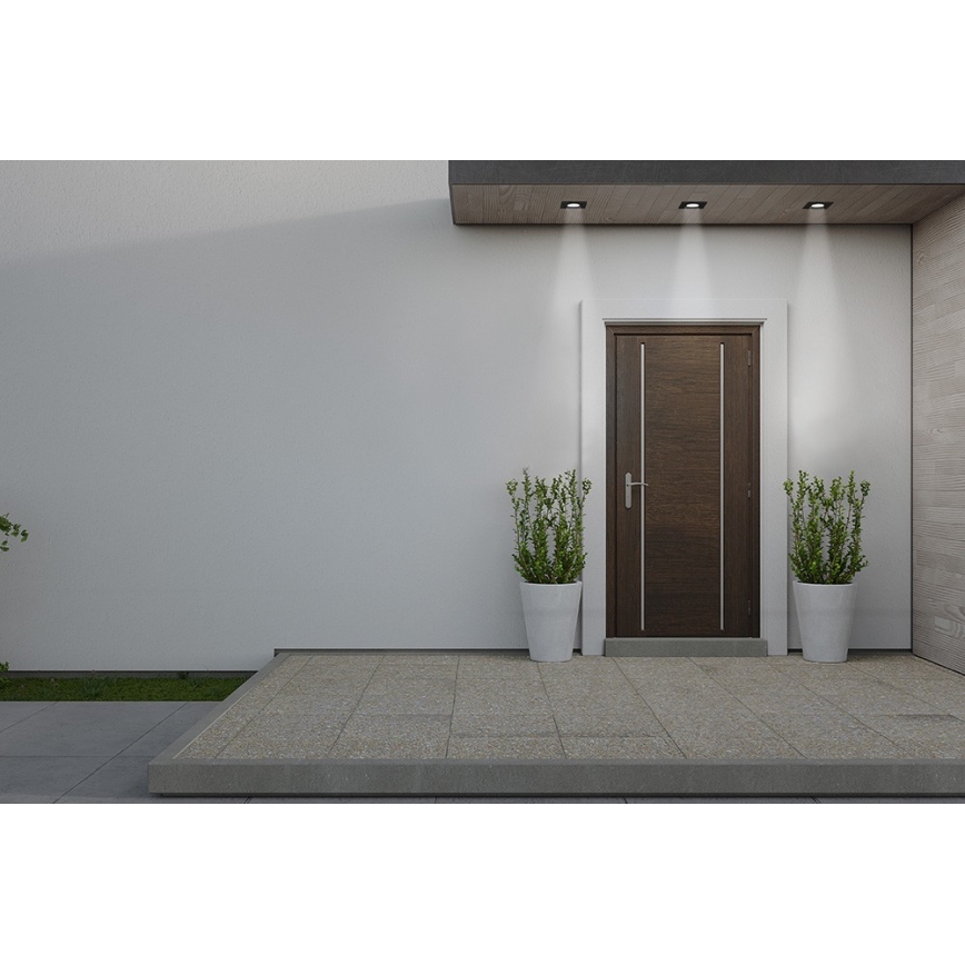 Azzardo AZ5392 - Bathroom recessed light ROMOLO 1xGU10/50W/230V IP65 black
