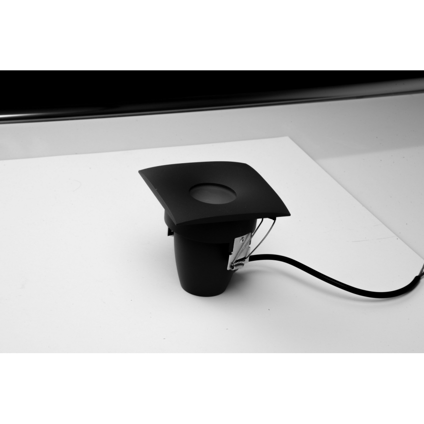 Azzardo AZ5392 - Bathroom recessed light ROMOLO 1xGU10/50W/230V IP65 black