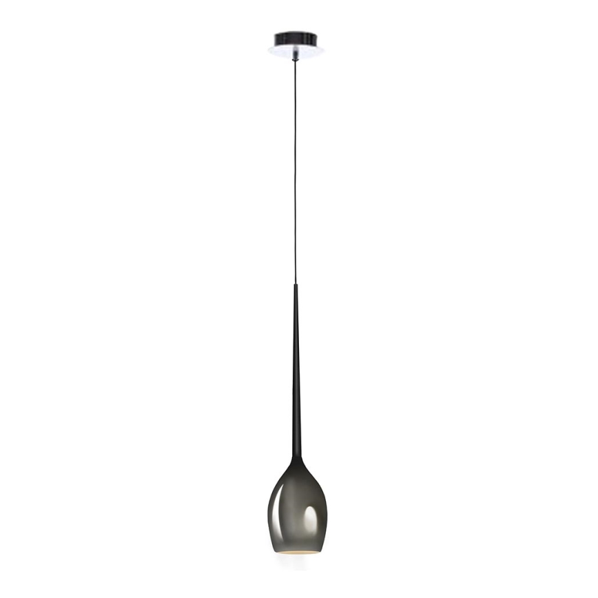 Azzardo - Replacement glass for chandelier IZZA d. 13 cm grey