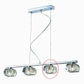 Azzardo - Replacement glass for chandelier RUBIC