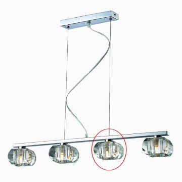 Azzardo - Replacement glass for chandelier RUBIC