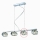 Azzardo - Replacement glass for chandelier RUBIC